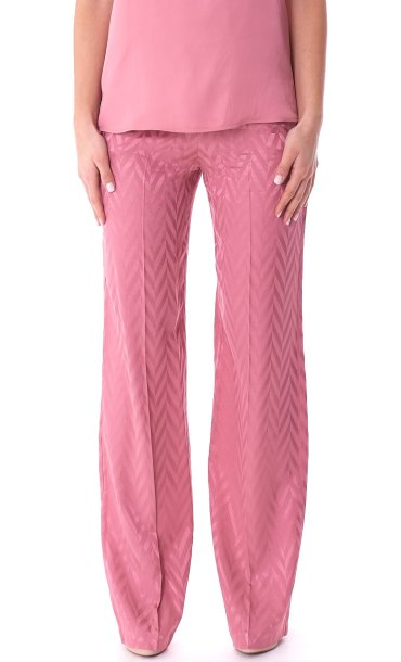 PANTALONE PALAZZO TWINSET CHEVRON