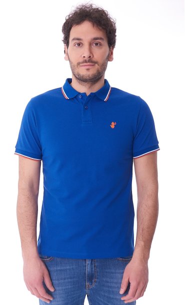 POLO SAVE THE DUCK SLIM FIT CON PROFILI A CONTRASTO RICHARD