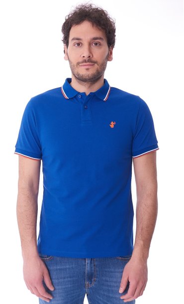 POLO SAVE THE DUCK SLIM FIT WITH EMBROIDERED LOGO RICHARD