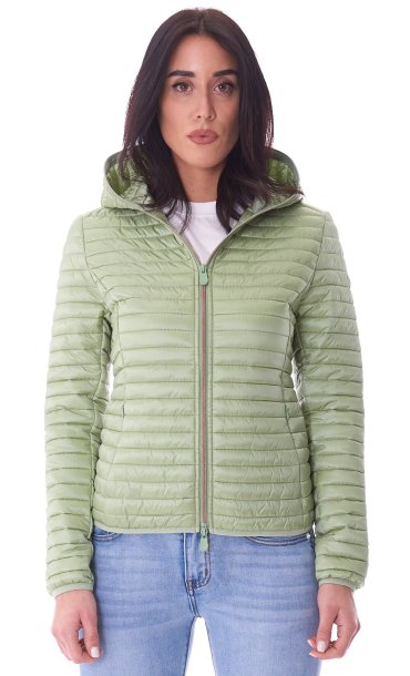 SAVE THE DUCK ALEXIS LIGHT DOWN JACKET WITH HOOD