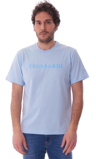 T-SHIRT TRUSSARDI CON LOGO LETTERING