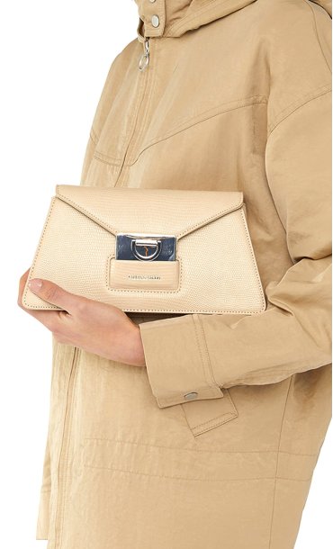 CLUTCH BAG TRUSSARDI NEW IVY WITH LOGO