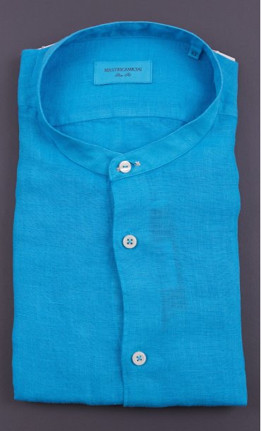 LINEN KOREAN SHIRT MASTRICAMICIAI SLIM FIT GURU