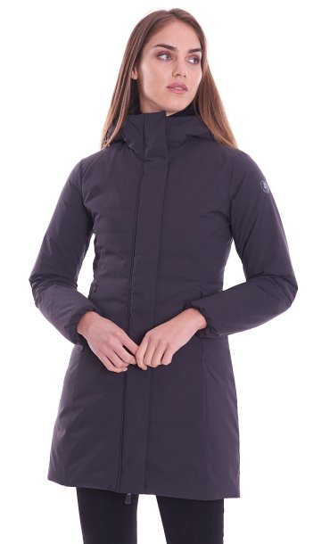 SAVE THE DUCK LONG DOWN JACKET WITH HOOD LEYLA