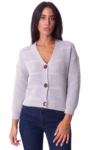 MARIA BELLENTANI CARDIGAN WITH BUTTONS