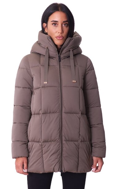 SAVE THE DUCK LOG FLARED DOWN JACKET ALENA