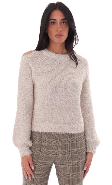 TWINSET ACTITUDE LUREX SWEATER