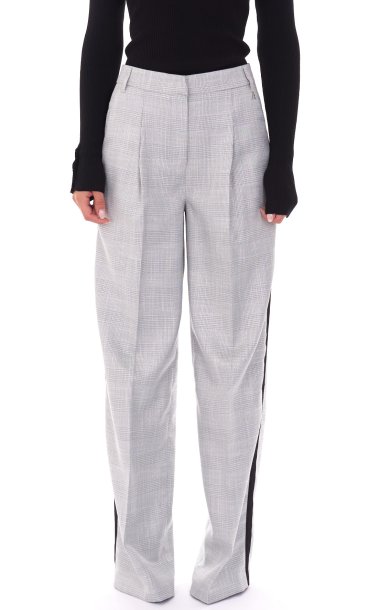 TWINSET ACTITUDE PRINCE OF WALES LUREX PANTS