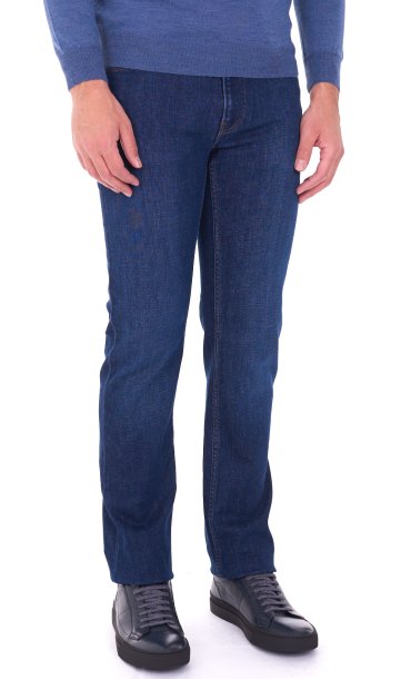 JEANS 380 ICON TRUSSARDI WASHED BLUE STRETCH