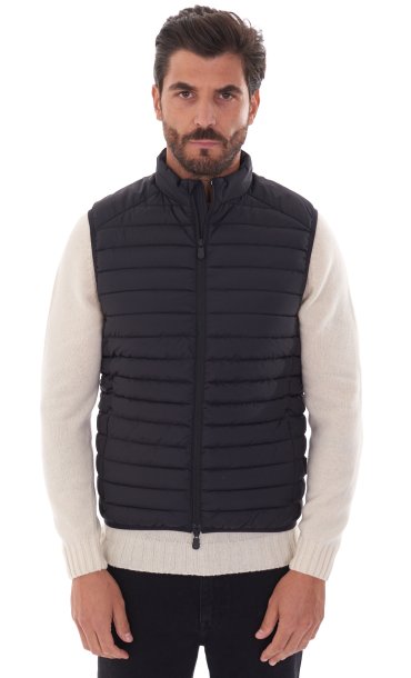 SAVE THE DUCK SHORT QUILTED GILET LEONARD