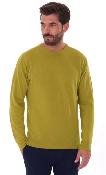 PRIVATI FIRENZE ROUNDNECK WOOL AND CASHMERE SWEATER