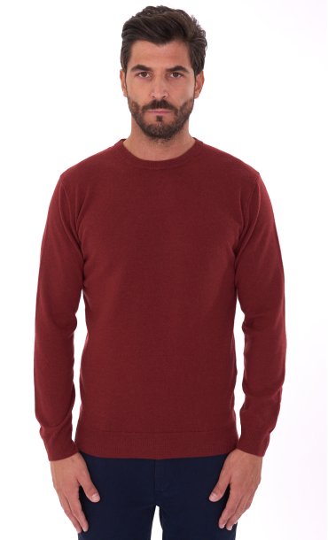 PRIVATI FIRENZE ROUNDNECK WOOL AND CASHMERE SWEATER