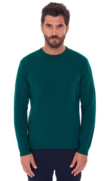 WOOL AND CASHMERE ROUNDNECK SWEATER HERITAGE