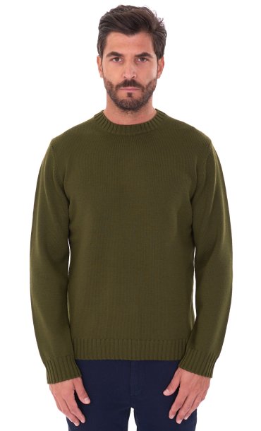 MERINO WOOL ROUNDNECK SWEATER HERITAGE