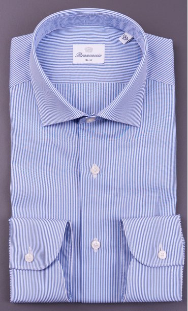 STIRPED SHIRT BRANCACCIO BLUE SKY