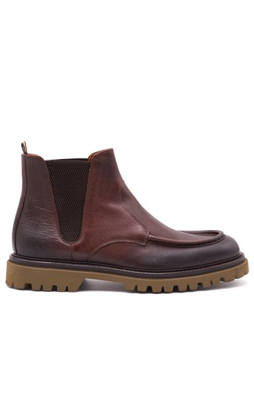 LEATHER CHELSEA BOOTS ROSSI