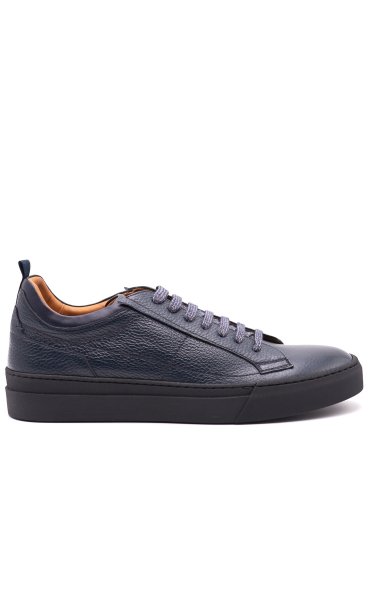 HAMMERED LEATHER SNEAKER ROSSI