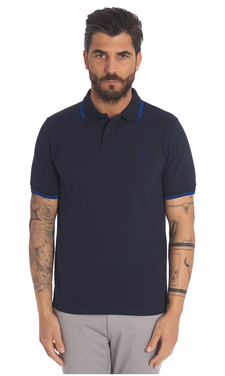 POLO SAVE THE DUCK WITH EMBROIDERED LOGO RICHARD