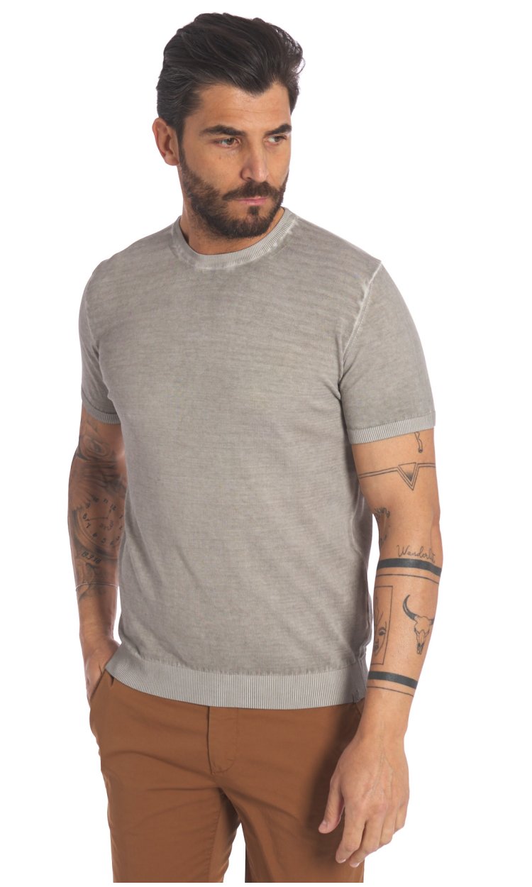 PRIVATI FIRENZE PURE DYED COTTON T-SHIRT