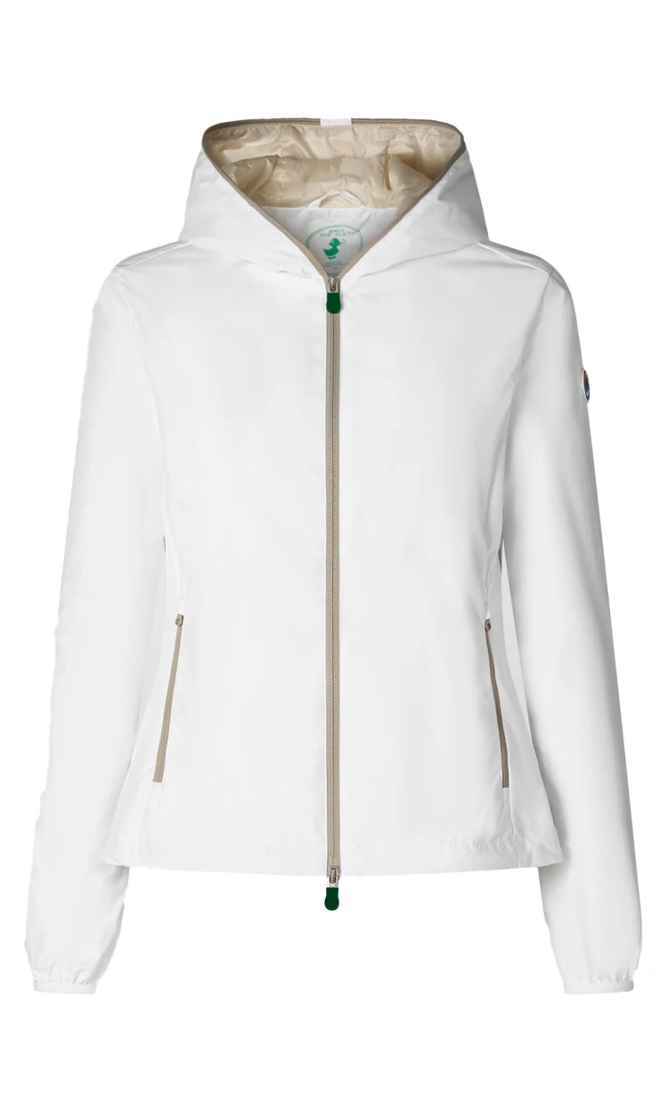 SAVE THE DUCK WOMEN LIGHT JACKET WITH HOOD STELLA