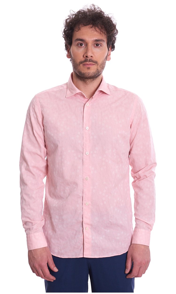 EMBOIDERED SHIRT MASTRICAMICIAI SLIM FIT