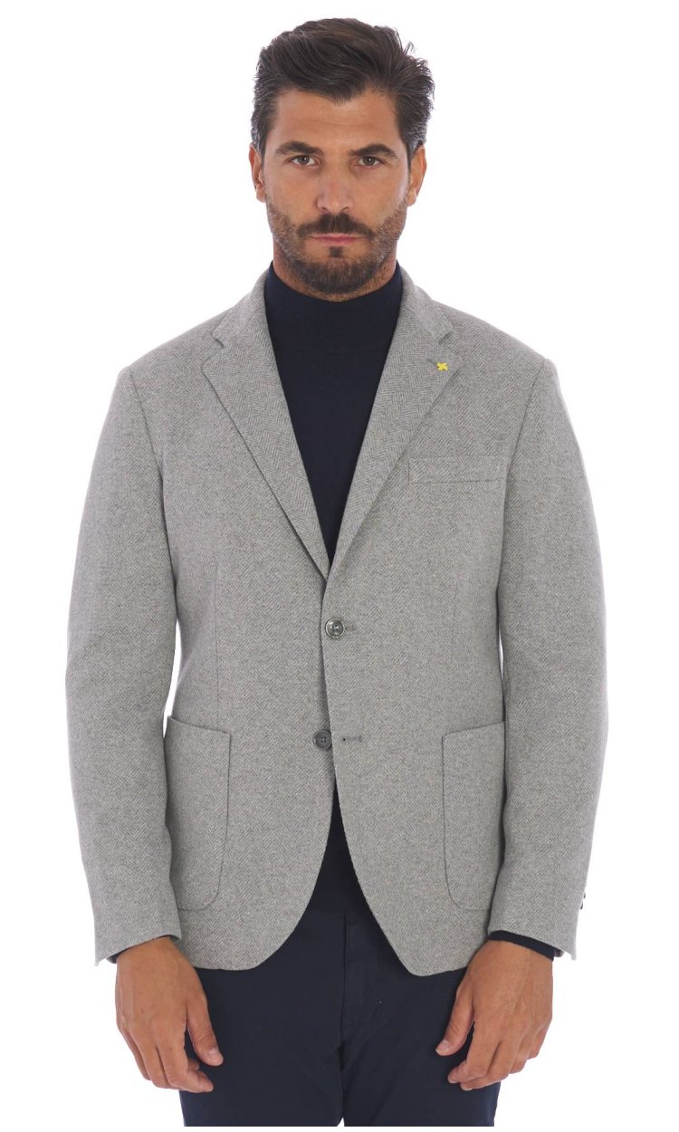 ALESSANDRO GILLES HERRINGBONE JEACKET DROP 7