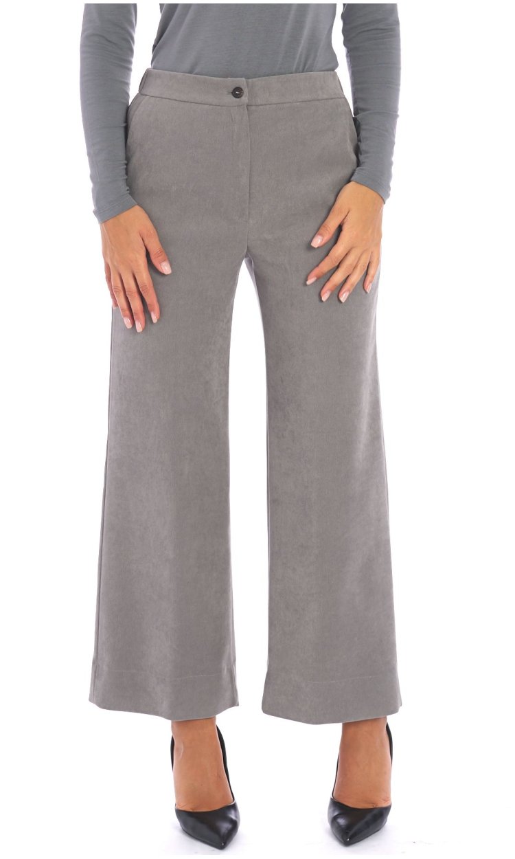 MARIA BELLENTANI PALAZZO PANTS WITH ELASTIC