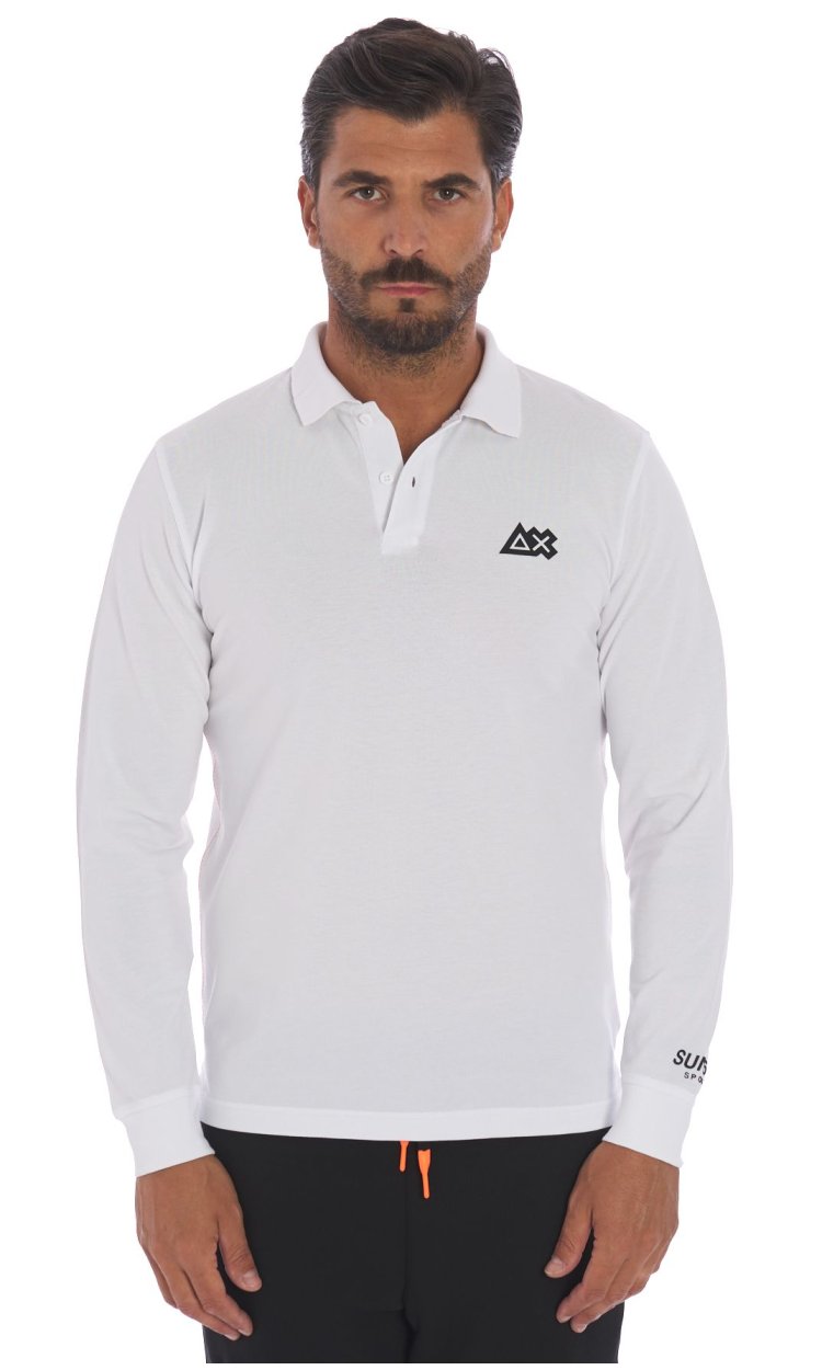 SUN 68 SPORT LONG SLEEVE POLO