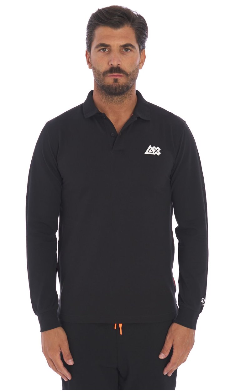 SUN 68 SPORT LONG SLEEVE POLO