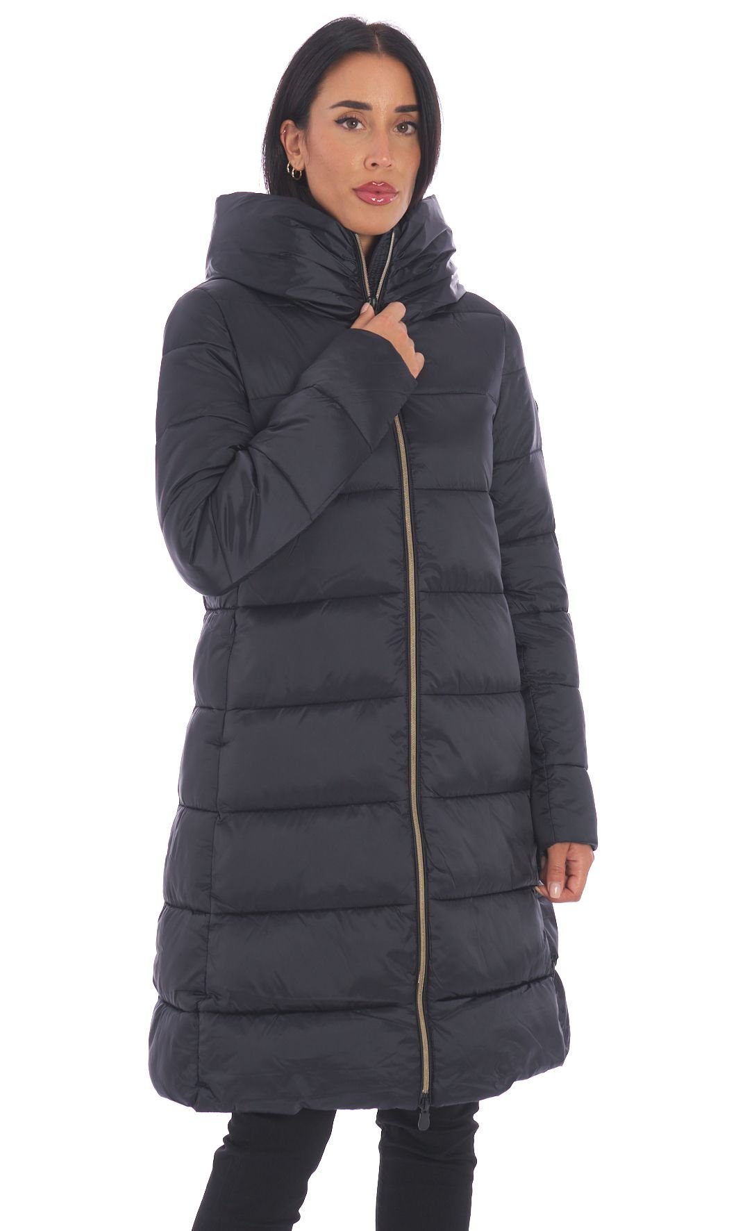 Long duck down jacket best sale