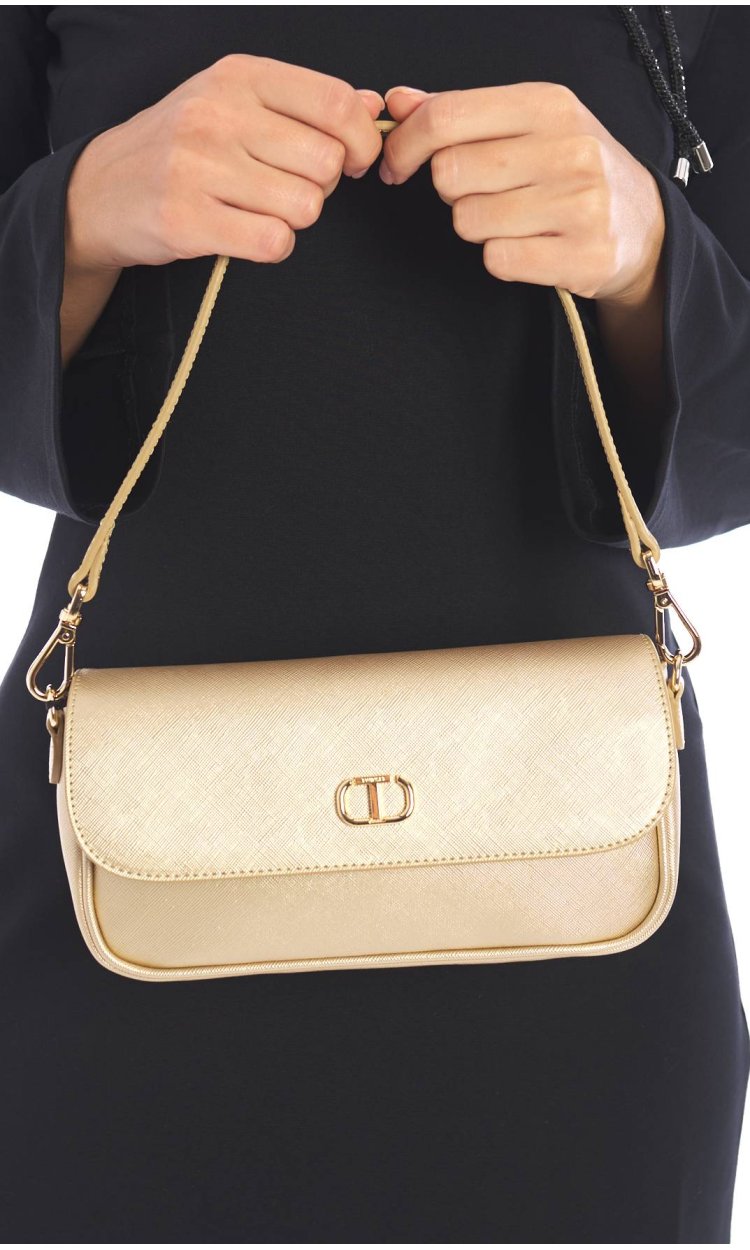 MINI SHOULDER BAG TWINSET IN SAFFIANO WITH OVAL LOGO