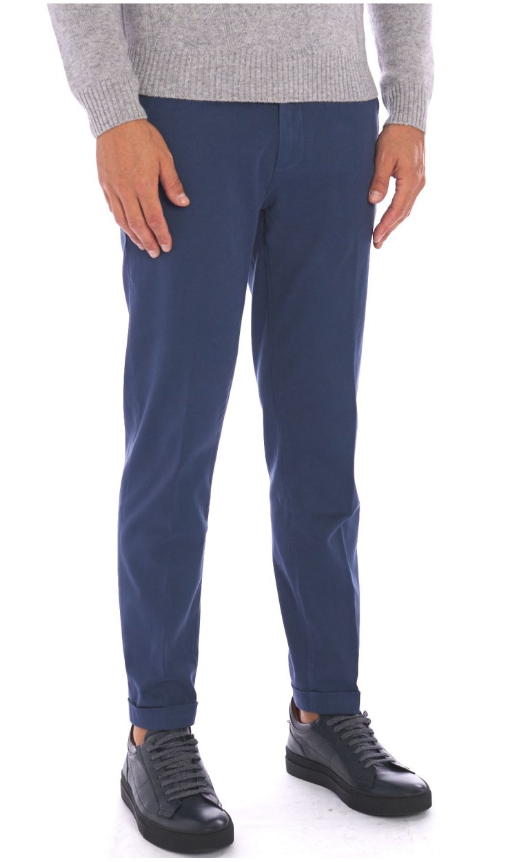 PANTALONE CHINO RE HASH MUCHA DRILL IN TENCEL