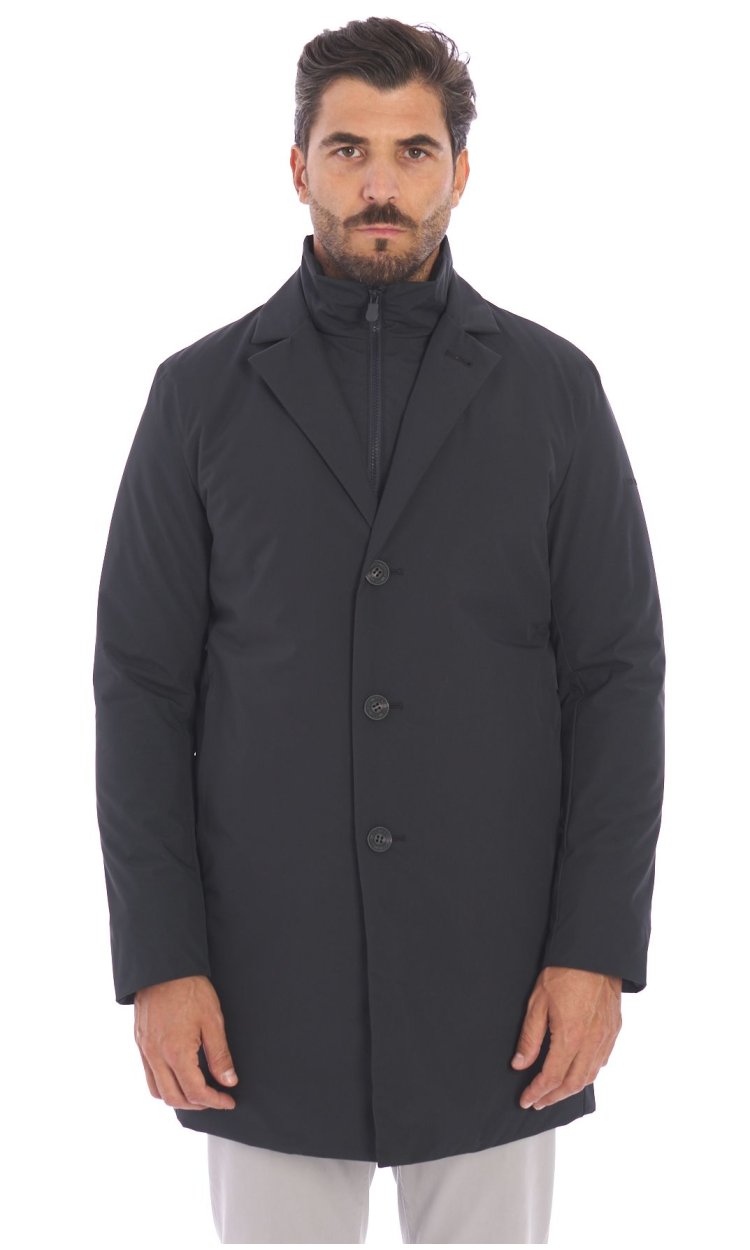 SAVE THE DUCK LONG COAT WITH BIB - BYRON