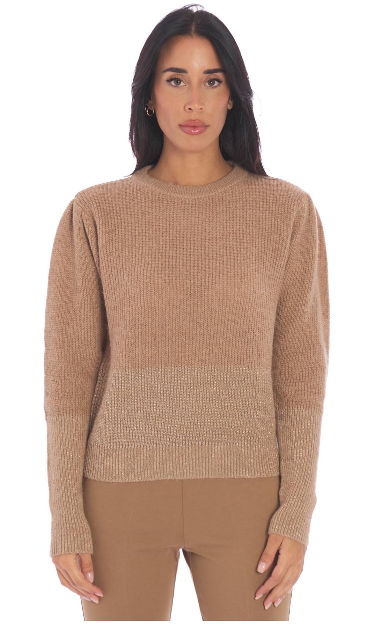 TWINSET ACTITUDE SWEATER WITH LUREX