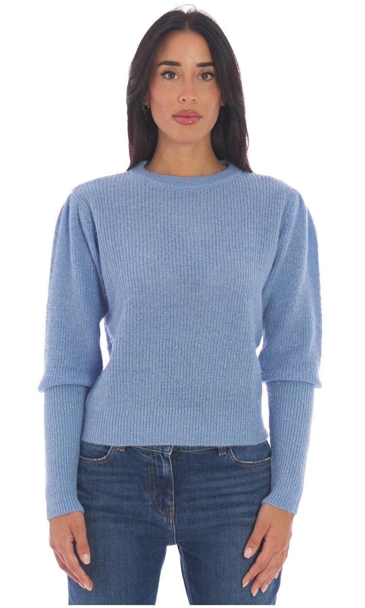 TWINSET ACTITUDE SWEATER WITH LUREX