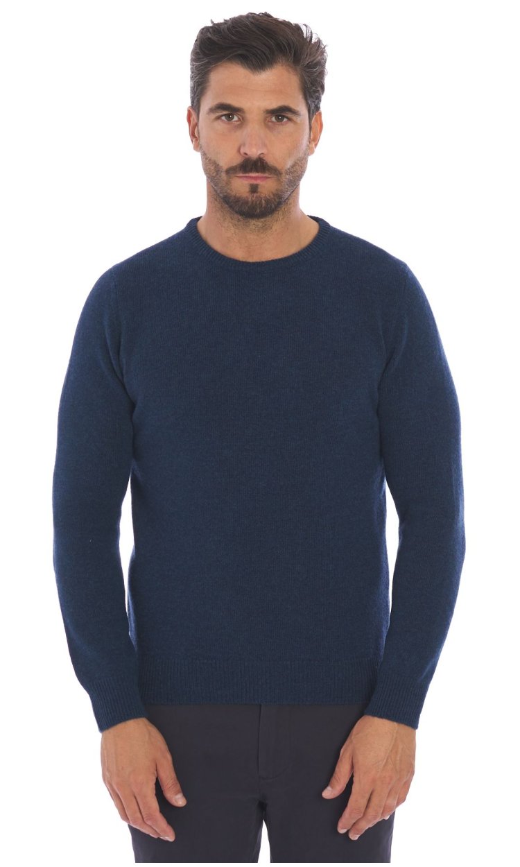 HUNT GALLERY CREW NECK SWEATER IN MERINO WOOL